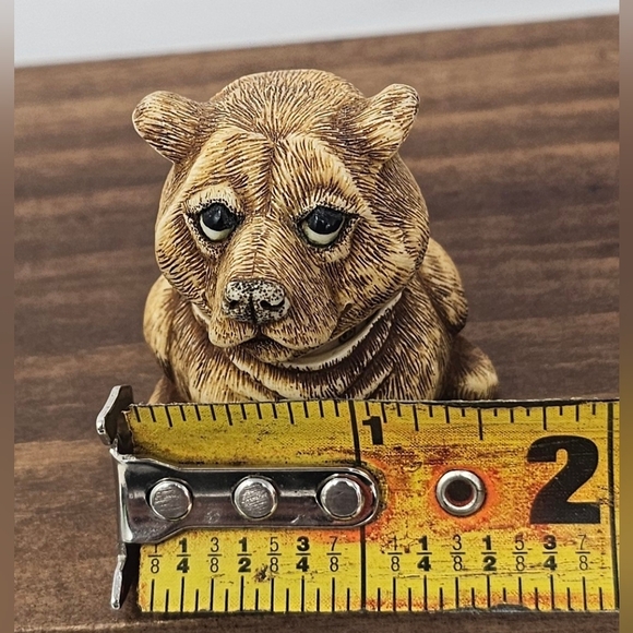 Vintage 2001 Pot Belly Harmony Kingdom Cubby's Blues Bear Trinket Box Hidden - Picture 12 of 13